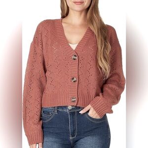 Pink Rose Women’s Small Pink Sweater